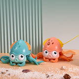 Octopus clockwork bath toy